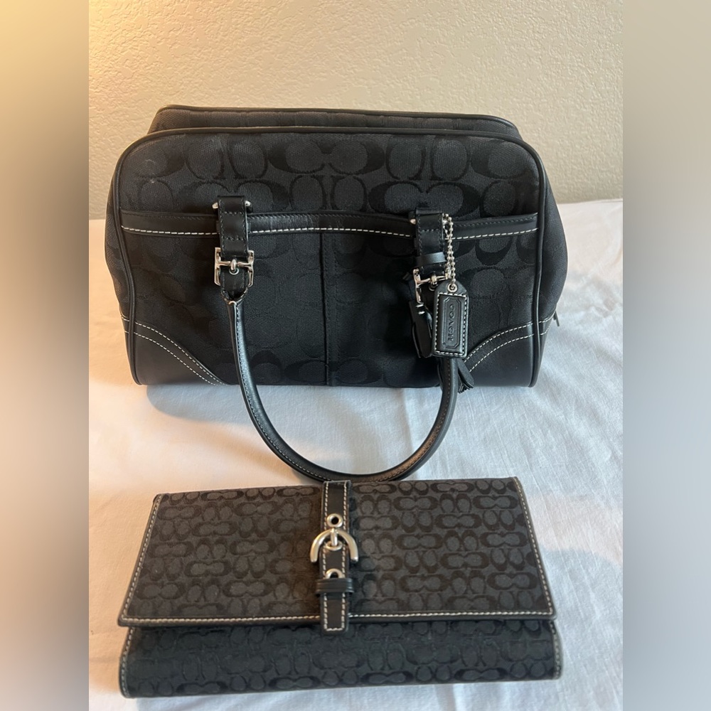 Coach Purse & Matching Wallet